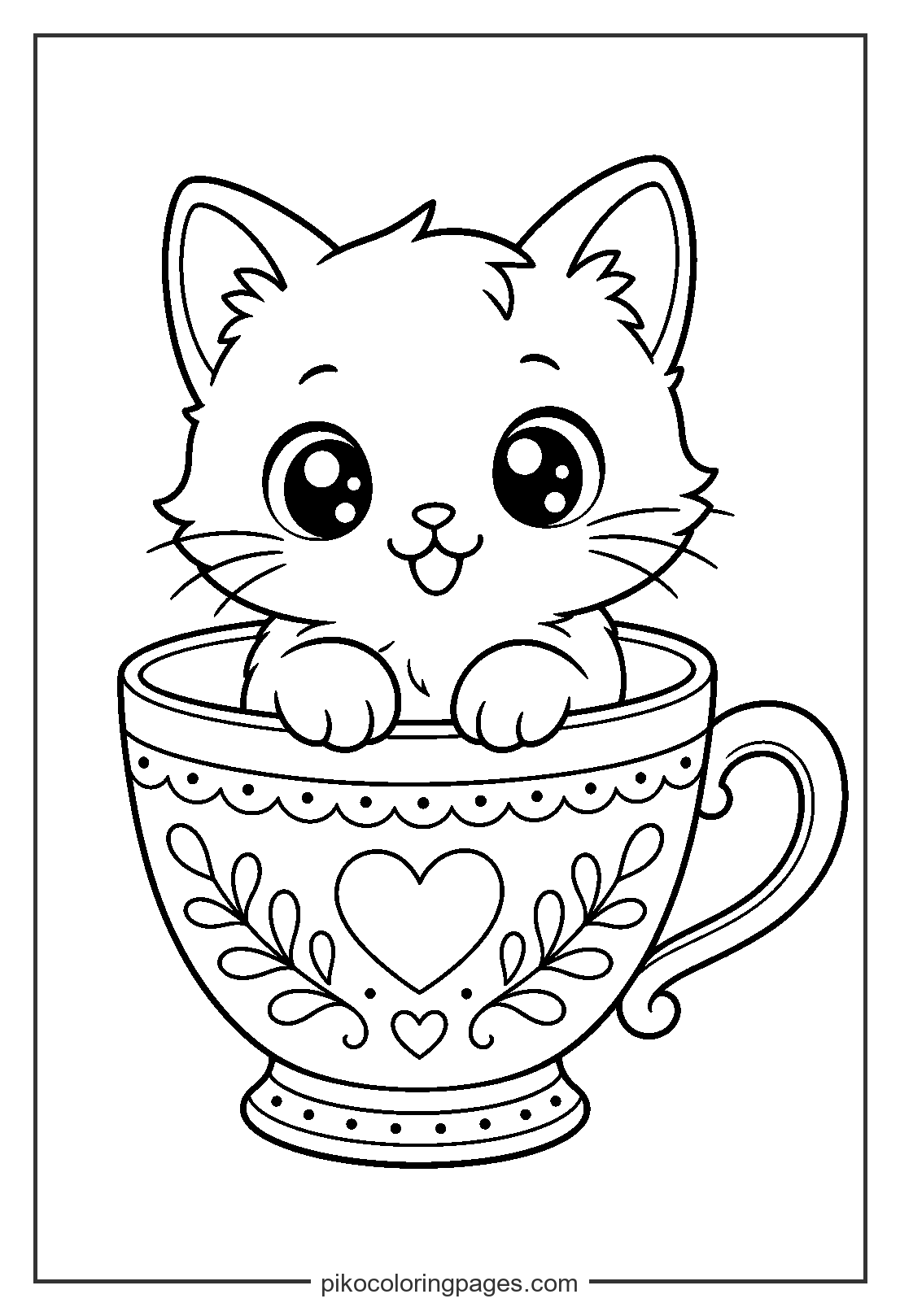 17 Free Cat Coloring Pages (Printable PDF Kitty Sheets for Kids)