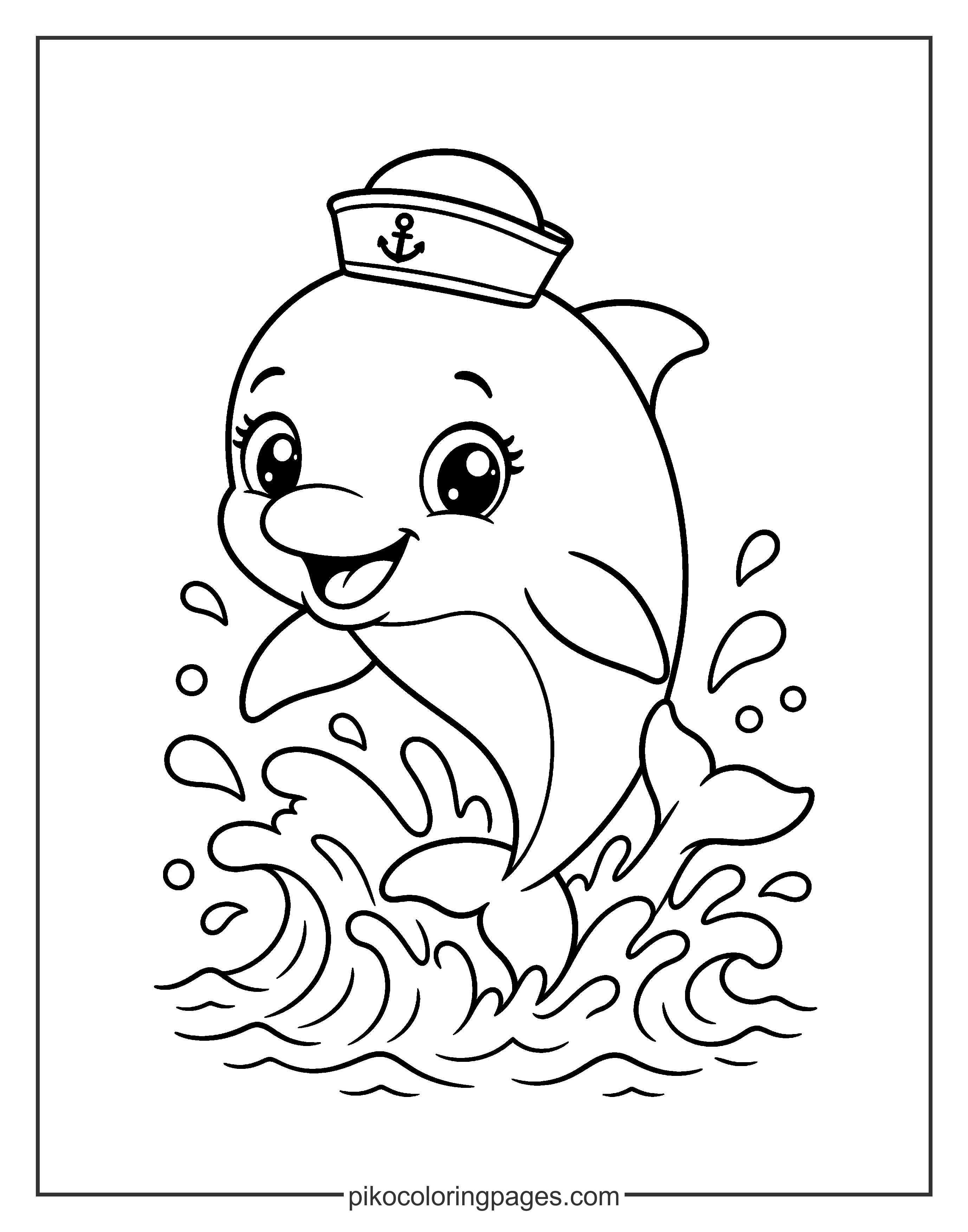 31 Free Dolphin Coloring Pages (Printable PDF for Kids)